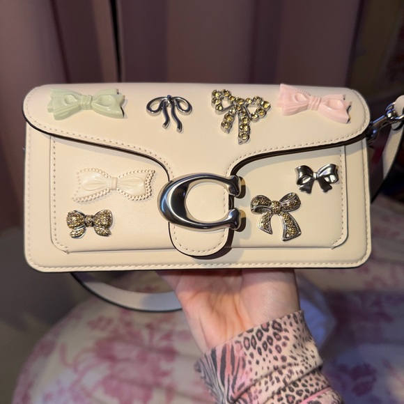 NWOT - Coach Tabby Shoulder Bag 20 With Bows - Picture 6 of 8